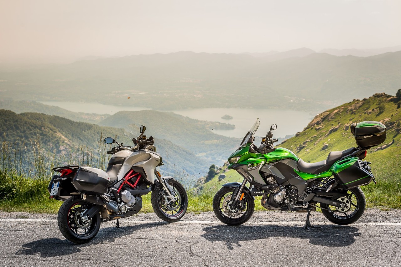 Ducati Multistrada 950 S - Kawasaki Versys SE Gran Tourer: fun touring